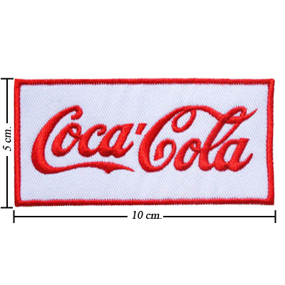 Coca-Cola Heart Iron On Patch