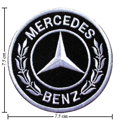 auto car 8 sports patches size 2.5 inches .. Mercedes Benz  iron on embroidery embroidery patches  patch