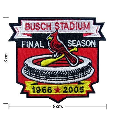 St Louis Cardinals Busch Stadium Embroidered Iron On Patch