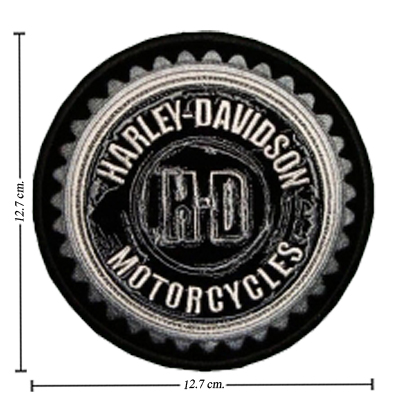 Embroidery Iron On patch Harley Davidson 