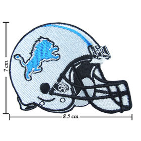 Detroit Lions Helmet Style-1 Embroidered Iron On Patch